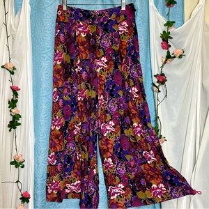 Vintage 80s Carol Anderson Collection Cropped Wide Leg Pants Culottes